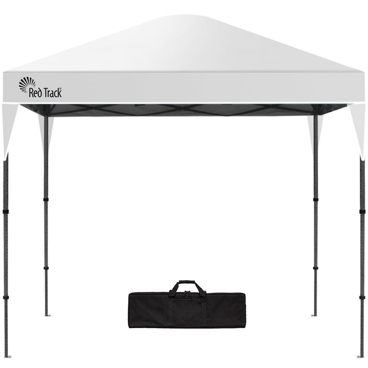 RED TRACK 3x3m Ultra Compact Folding Gazebo, Carry bag, Portable Outdoor Popup Marquee for Camping Beach, White