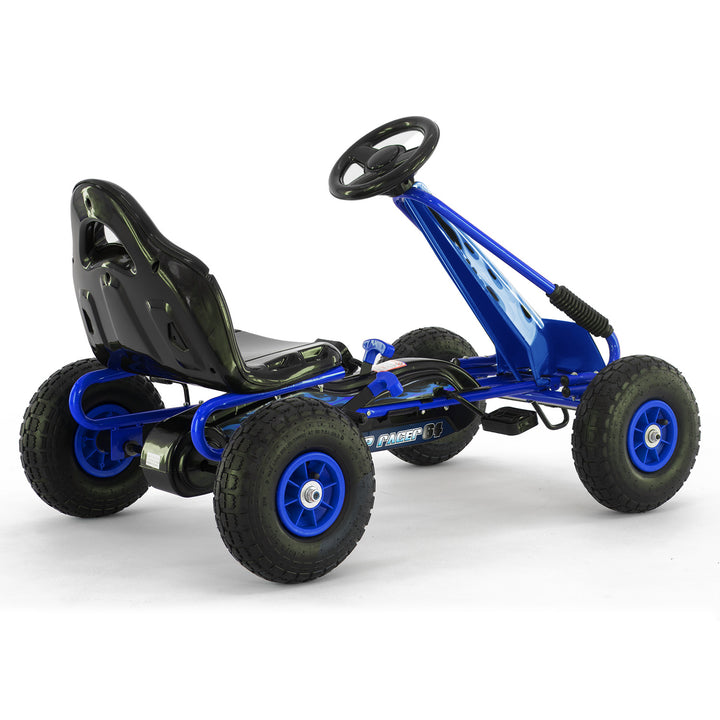 Kahuna G95 Kids Ride On Pedal Go Kart - Blue