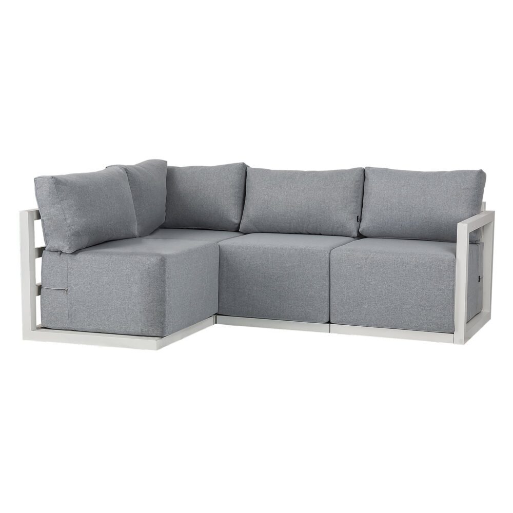 Four-Seat Alfresco Harmony Set – Charcoal Grey