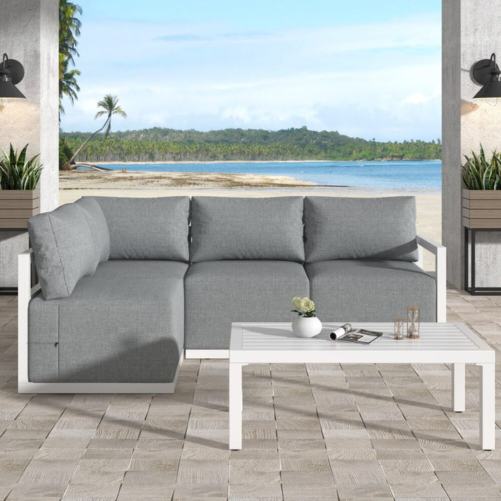 Four-Seat Alfresco Harmony Set – White