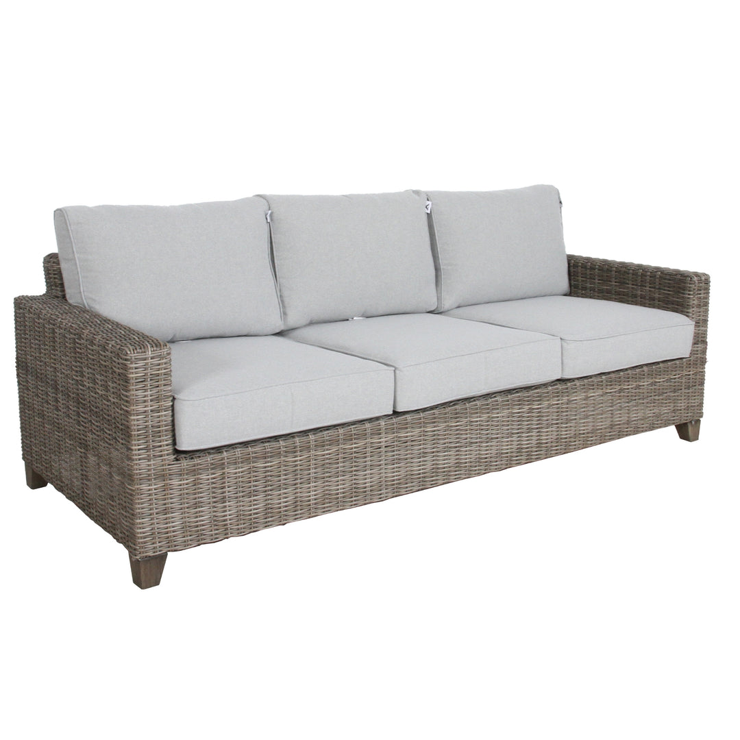 Sophy 3 Seater Wicker Rattan Outdoor Sofa Chair Lounge