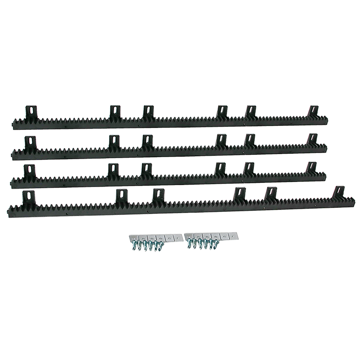 Sliding Gate Hardware Accessories Kit - 4m Gear Rack Track