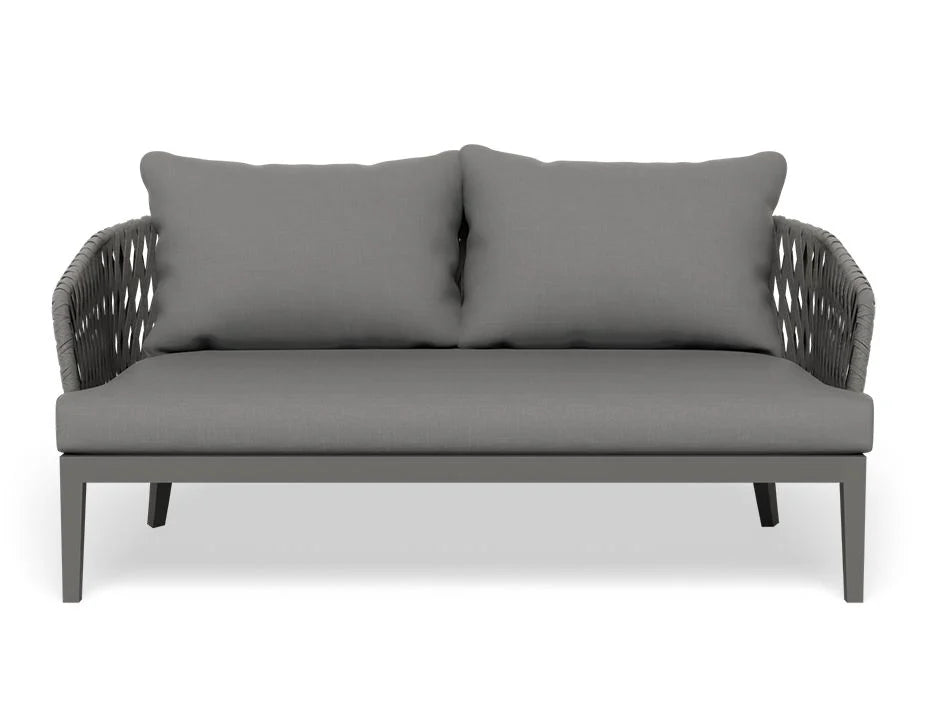 Alma Outdoor Lounge Chair - Two Seater (Avail with Charcoal or White Frame)