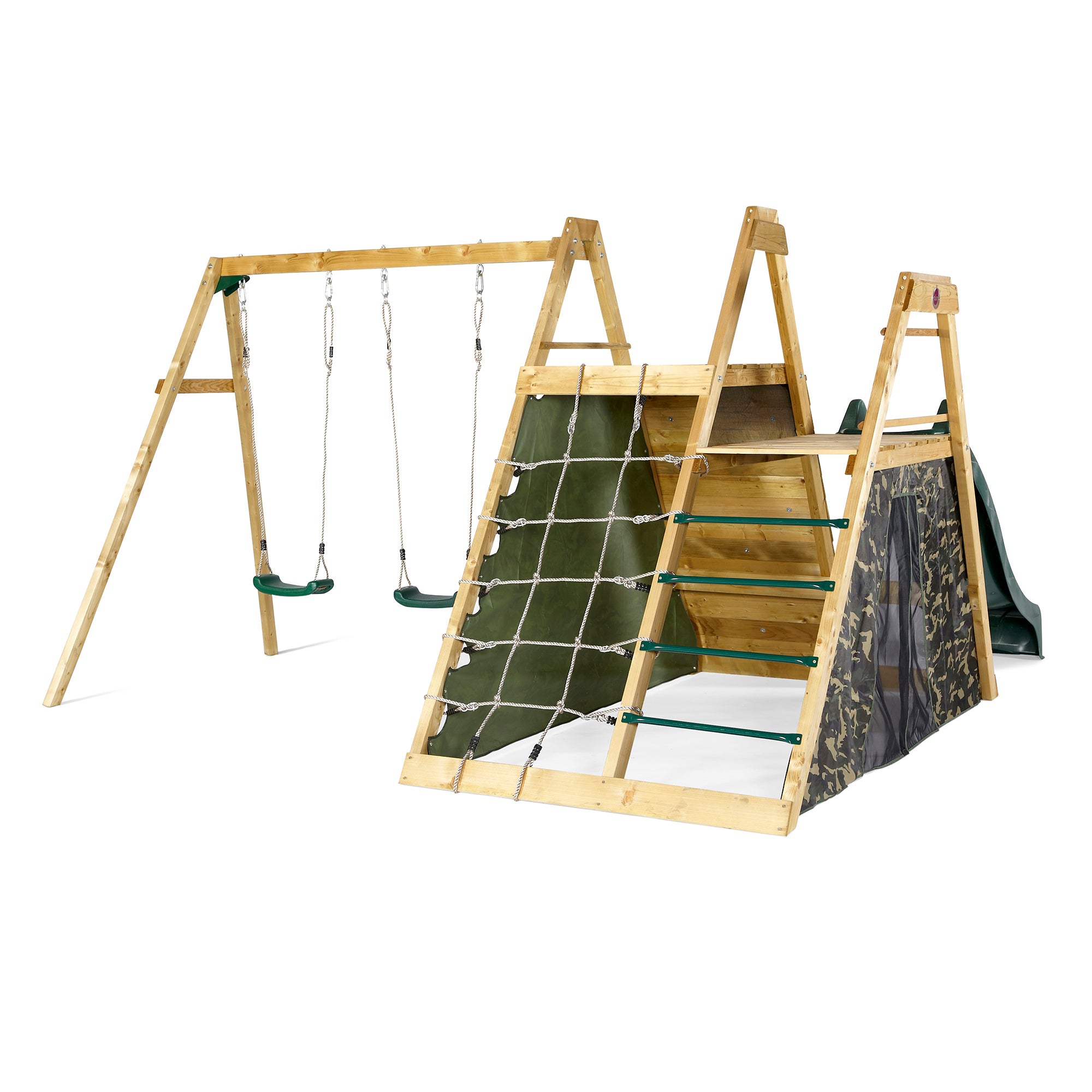 Plum Climbing Pyramid With Swings & Slide – The Best Backyard