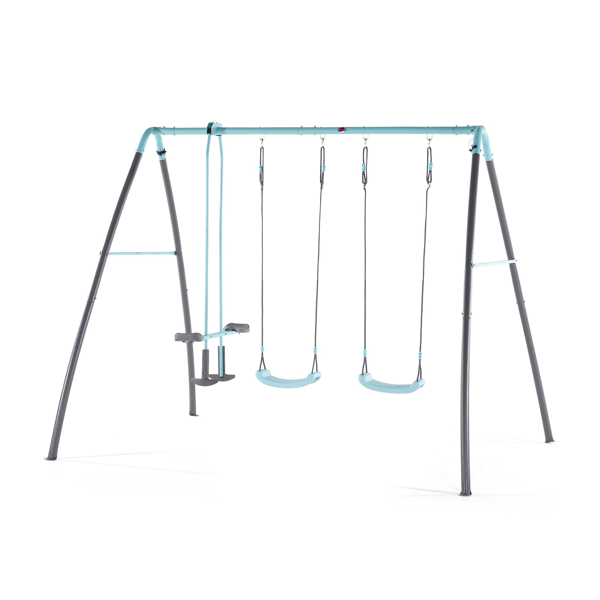 Plum Premium Metal Double Swing & Glider with Mist – The Best Backyard