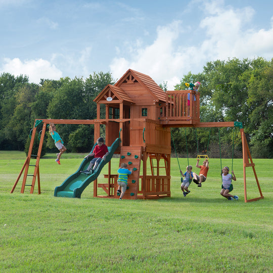 Elevated Cubby Houses with sandpits, slides, swings & more! – The Best ...