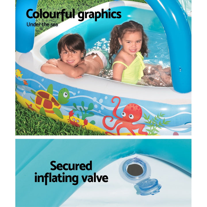 Bestway Inflatable Kids Pool Canopy Play Pool Swimming Pool Family Pools