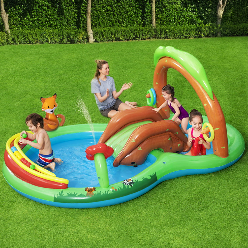 Bestway Swimming Pool Above Ground Inflatable Kids Friendly Woods Play Pools