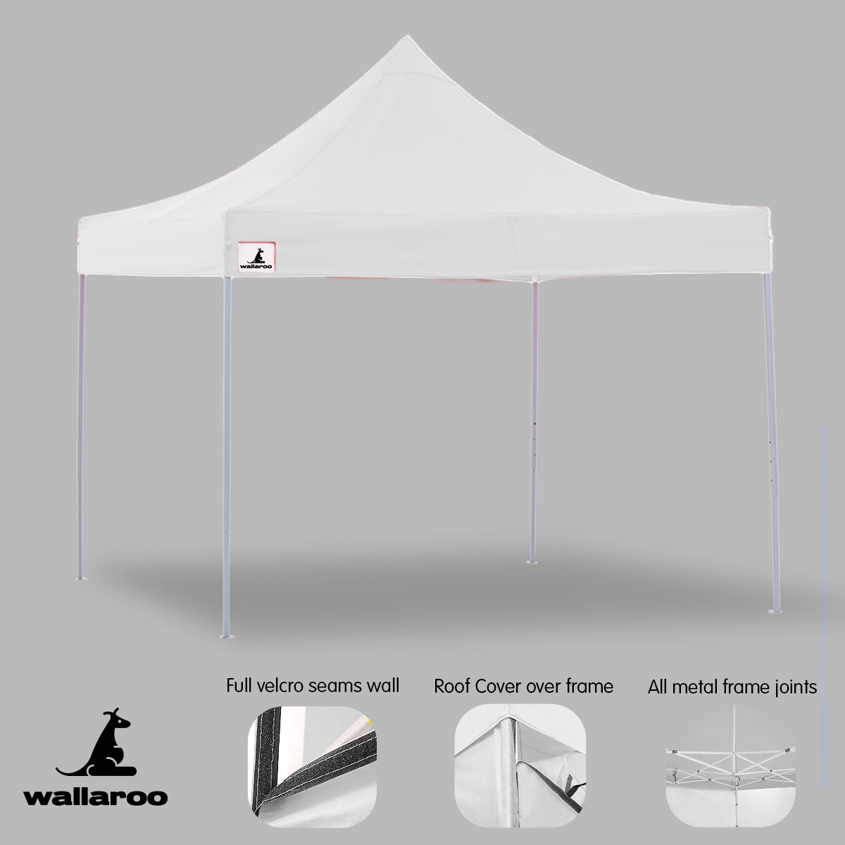 3x3 white outlet gazebo